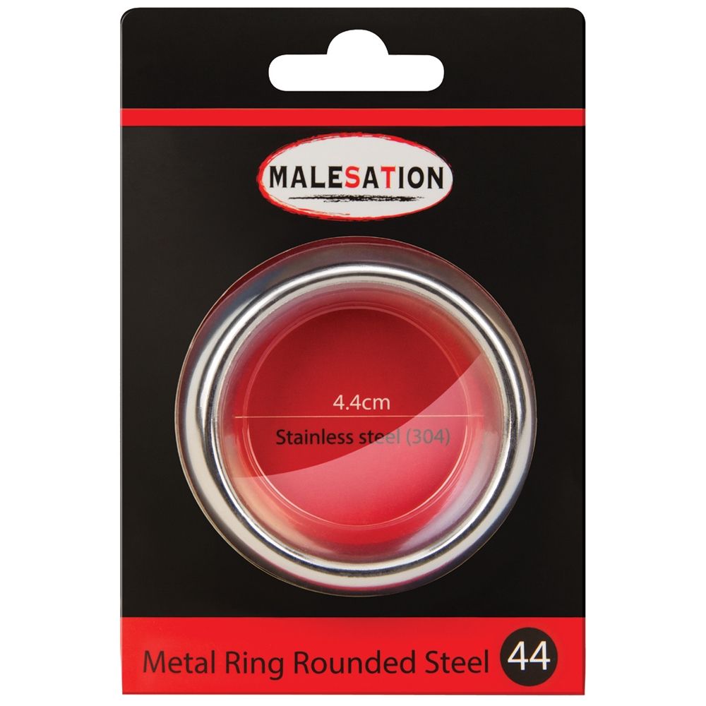 Cockring Metal Ring Rounded Steel 4,4 cm 