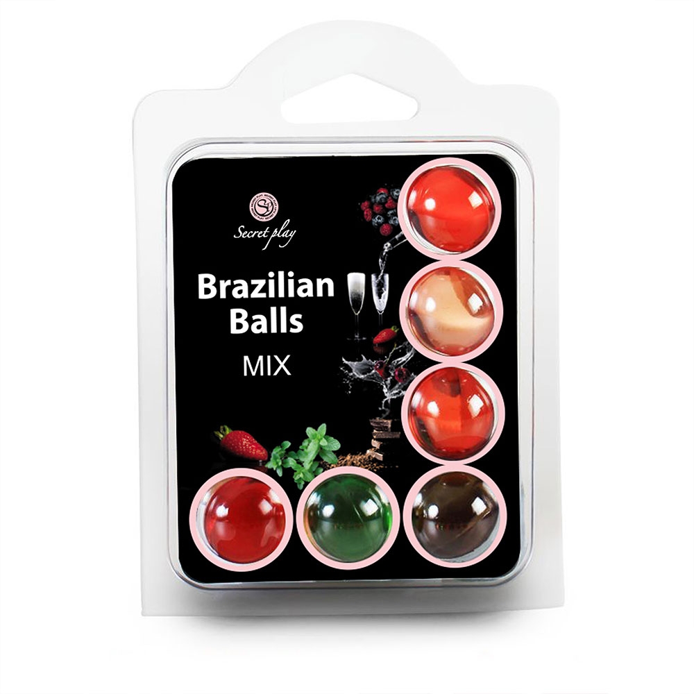 Boules de Massage Aromatisées Brazilian Balls Mix x6