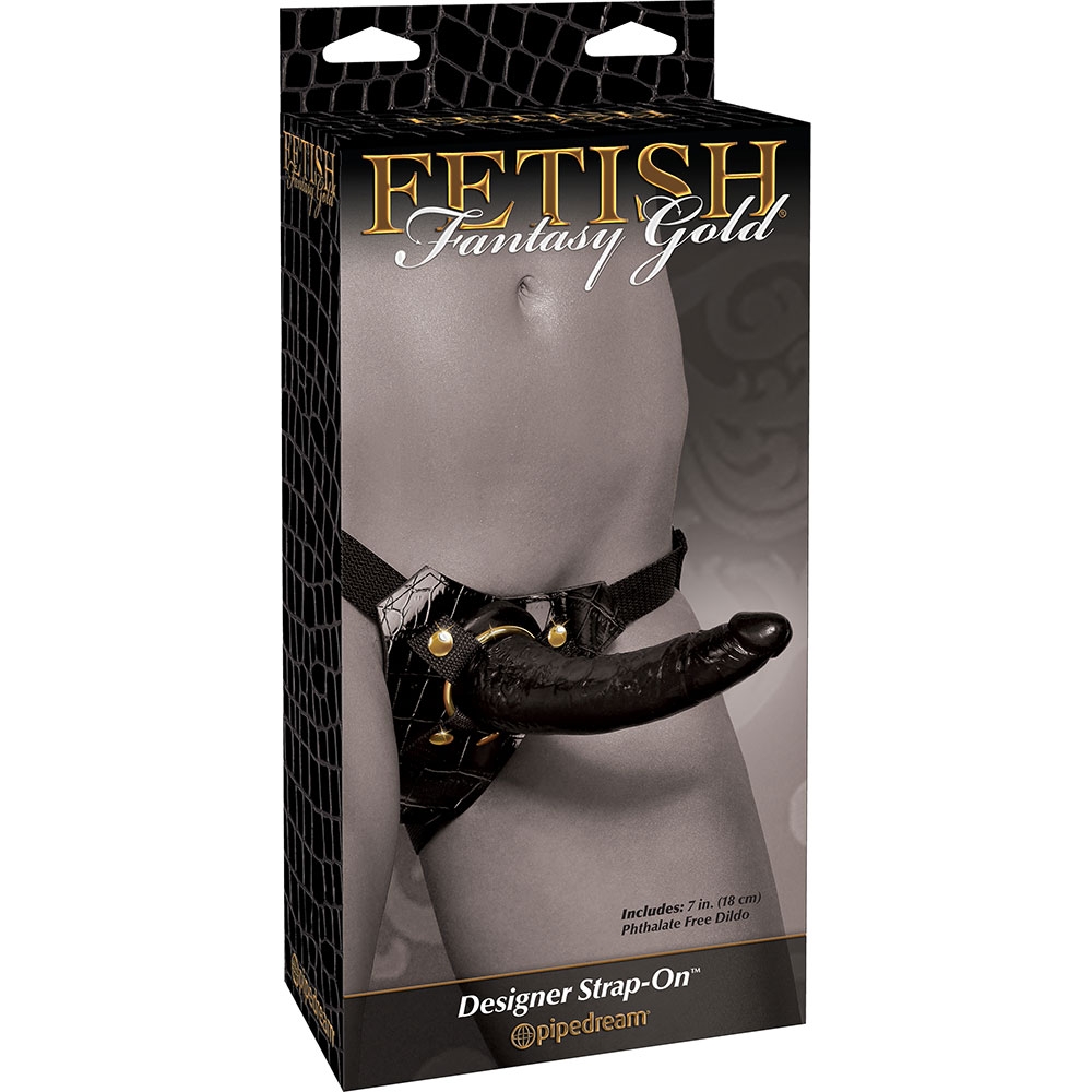 Gode Ceinture Designer Strap-On Fetish Fantasy Gold
