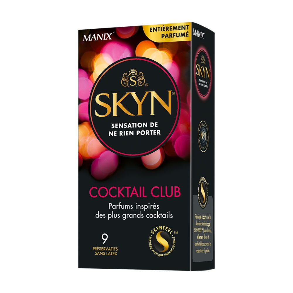 Préservatifs Skyn Cocktail Club Boîte de 9