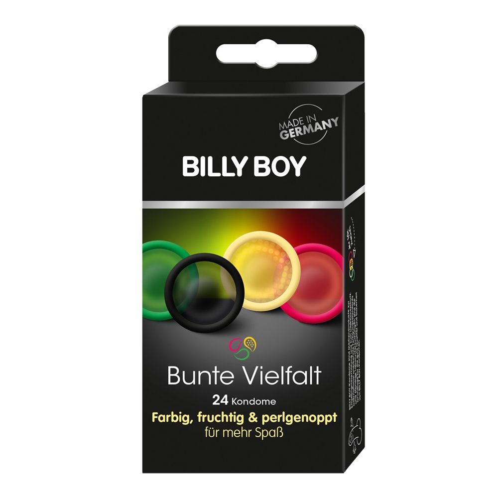Préservatifs Billy Boy Colorés Boîte de 24