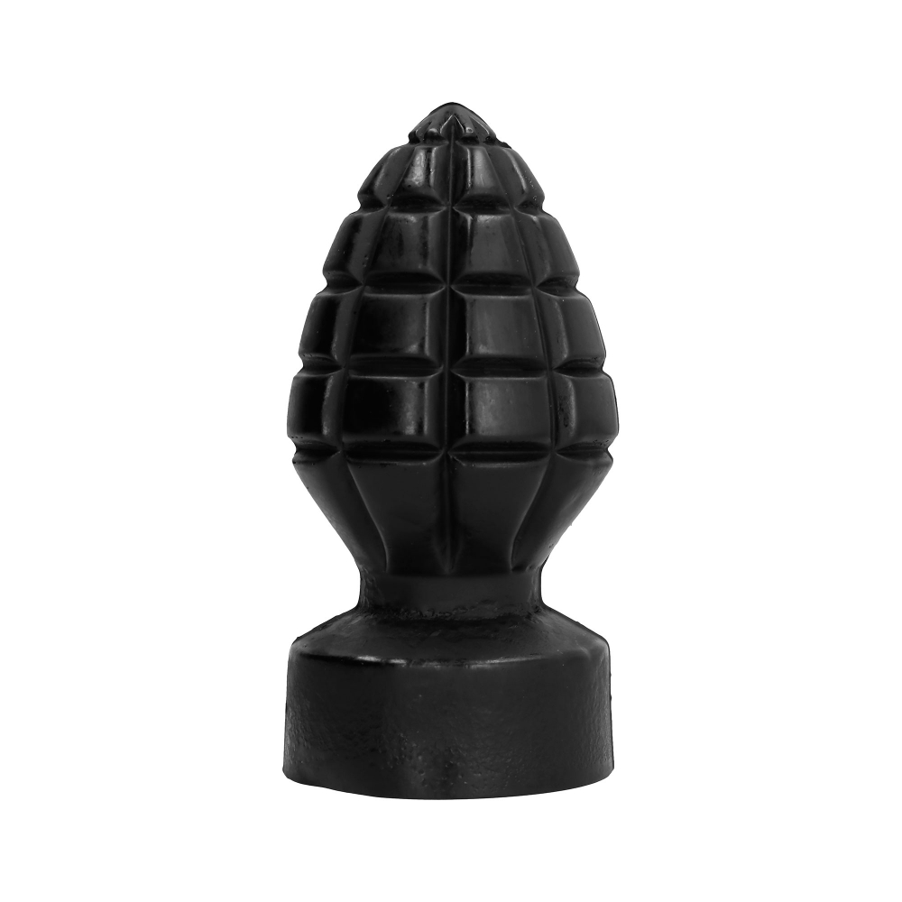 Plug Anal XXL Grenade All Black 15 cm
