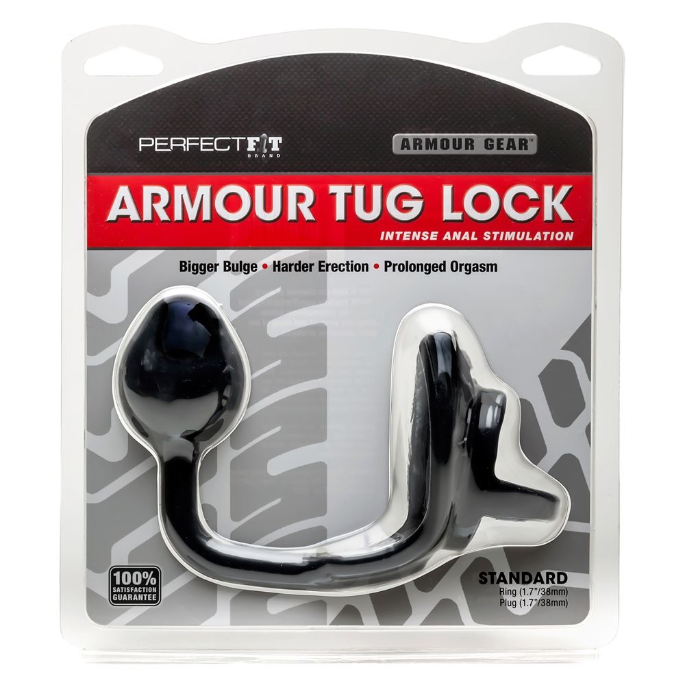 Cockring & Plug Anal Armour Tug Lock