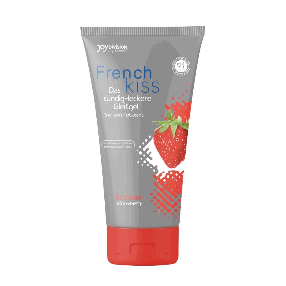 Lubrifiant eau comestible Frenchkiss fraise 75 ml