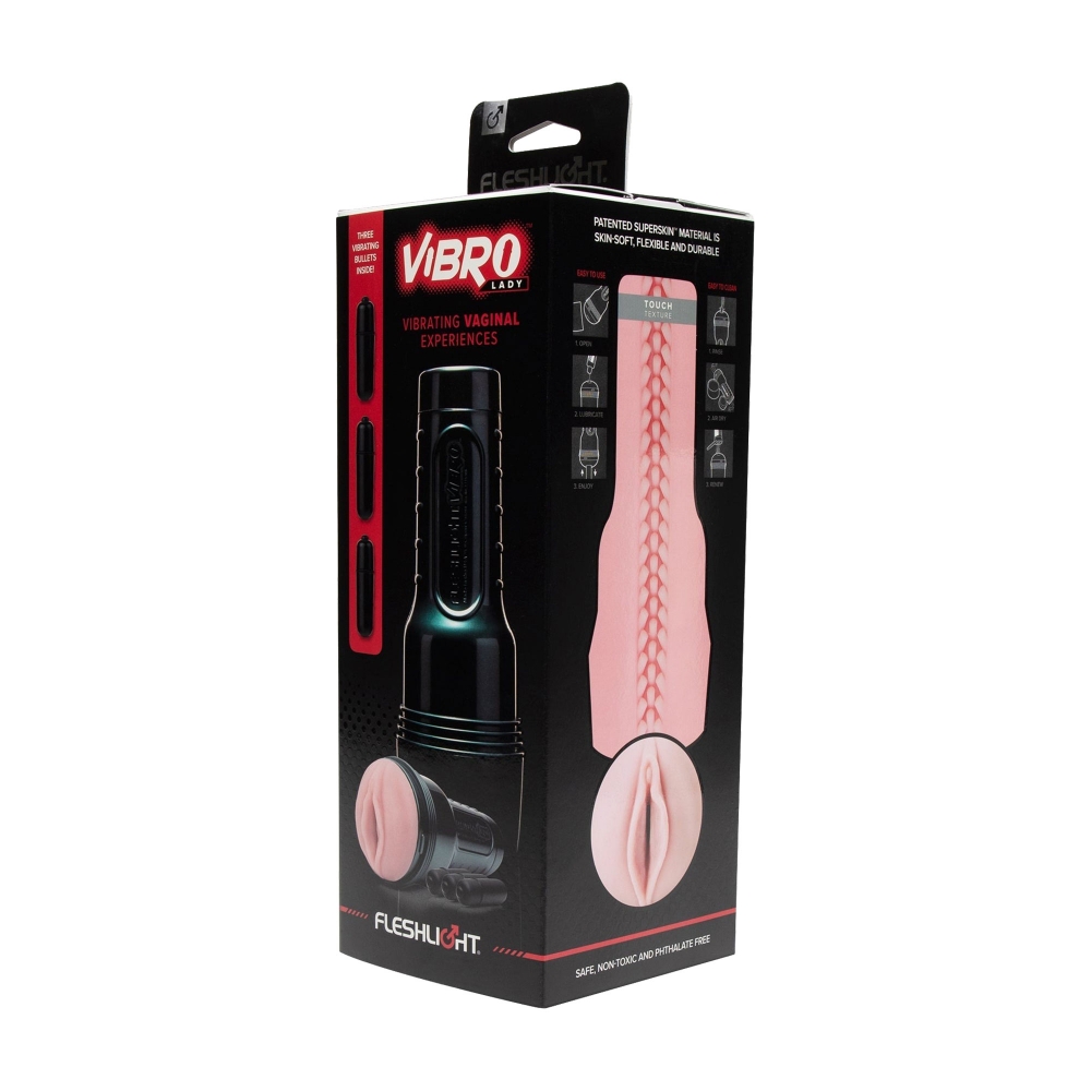 Masturbateur vagin vibrant Vibro Pink Lady Touch