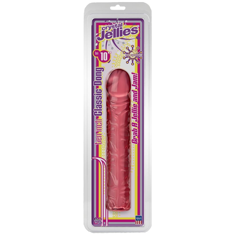 Dildo Crystal Jellies Classic Dong 25,4 cm