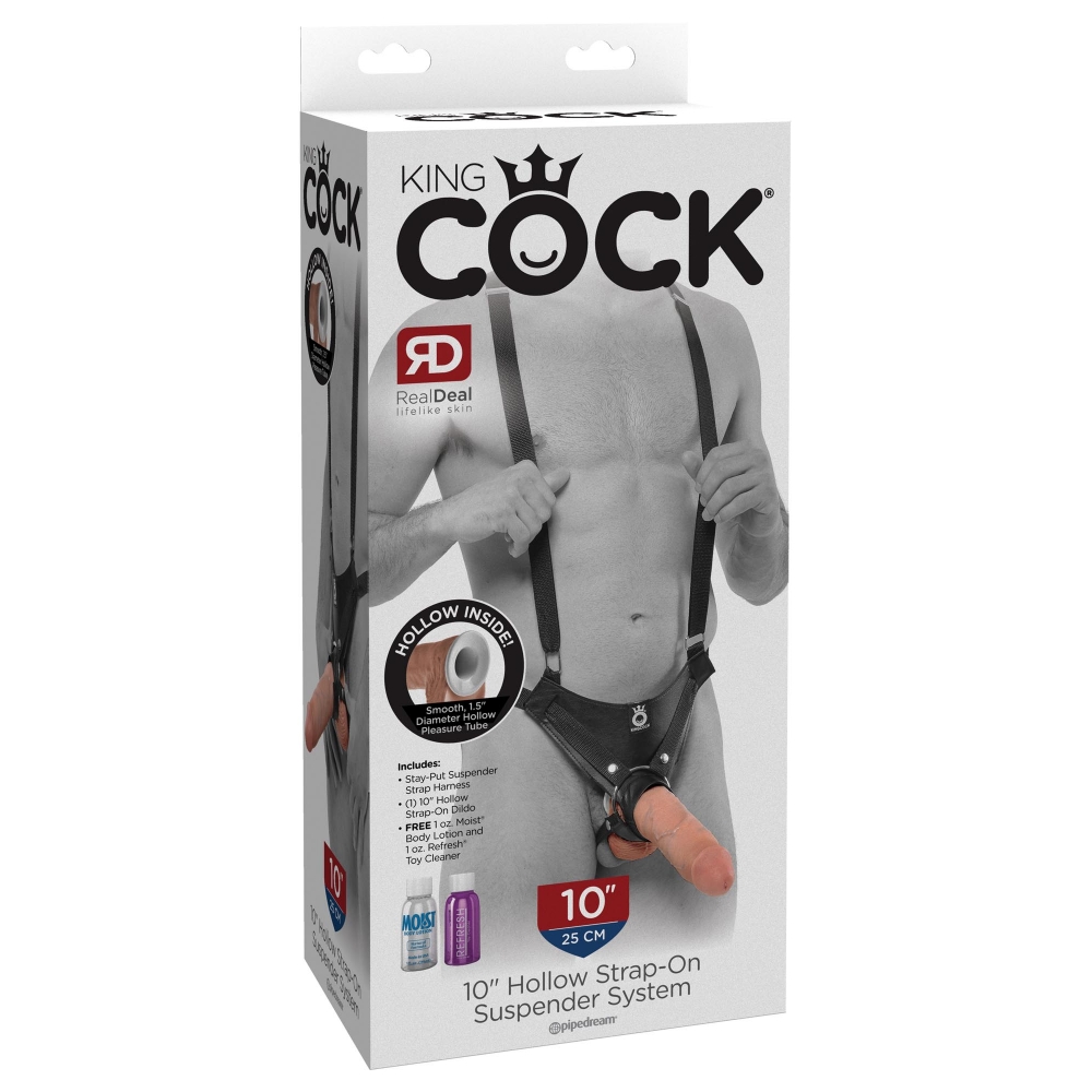 Gode Ceinture Hollow Strap-On 25,4 cm King Cock