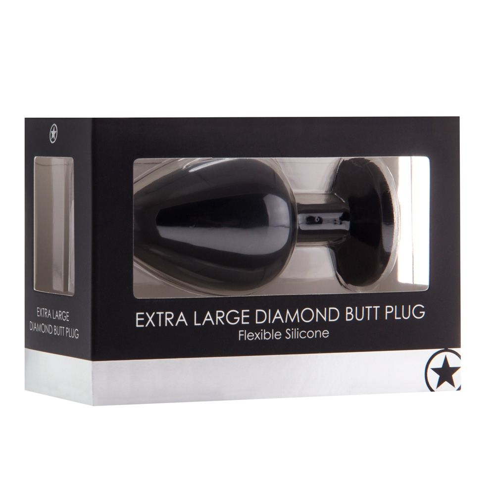 Plug Anal Extra Large Diamond Butt Plug