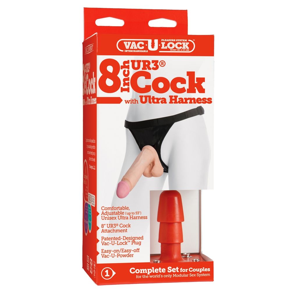 Kit Gode Ceinture Vac-U-Lock Ultra Harness UR3 20,5 cm