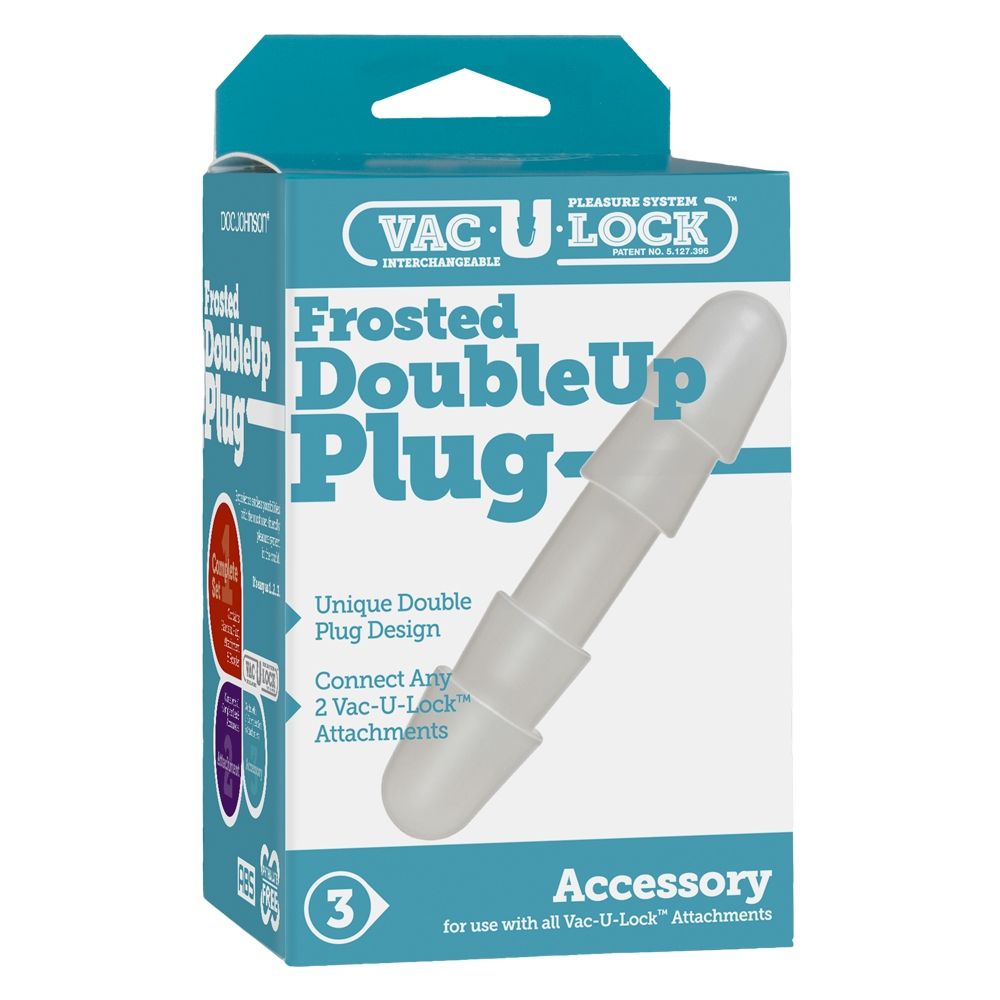 Plug Vac-U-Lock Double Up Frosted