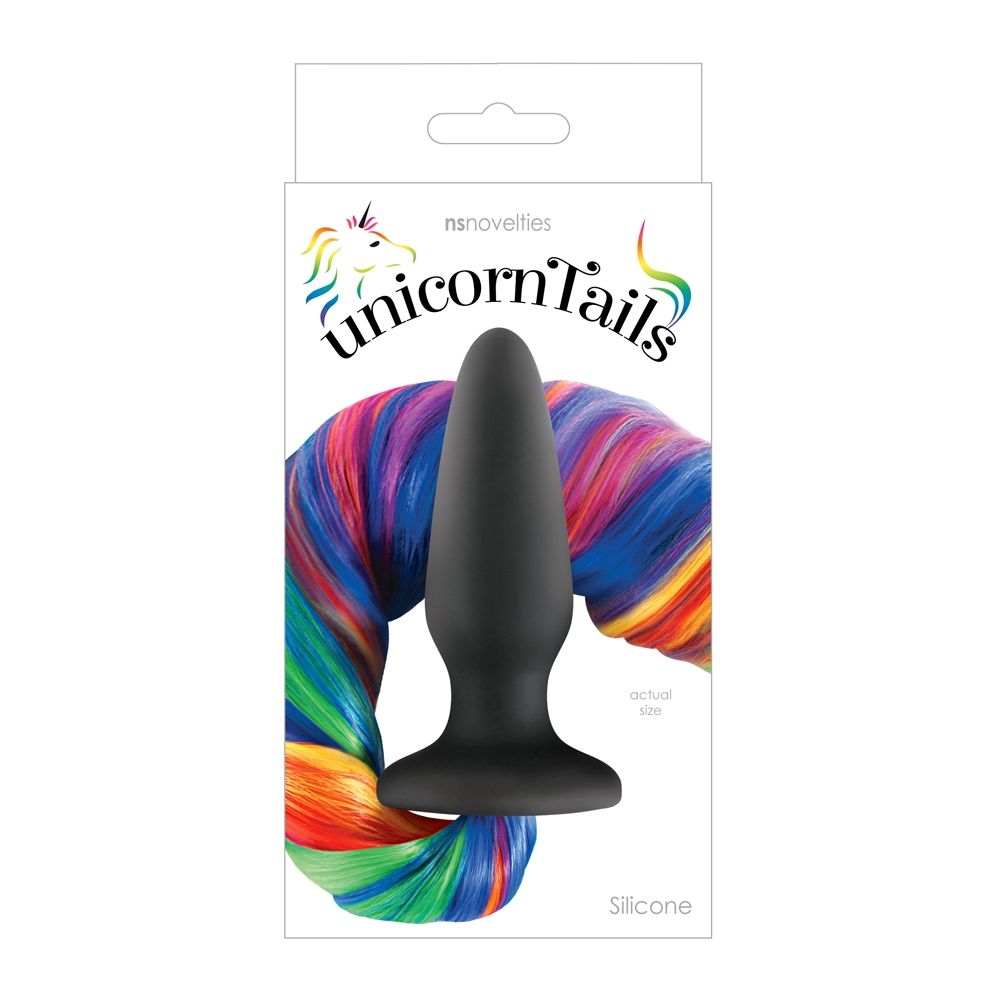 Plug Anal Unicorn Tails Rainbow 