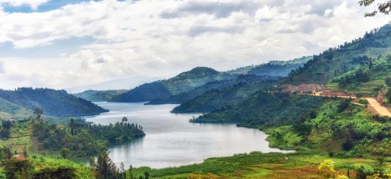 Lake,Kivu,,One,Of,The,Largest,Of,The,African,Great