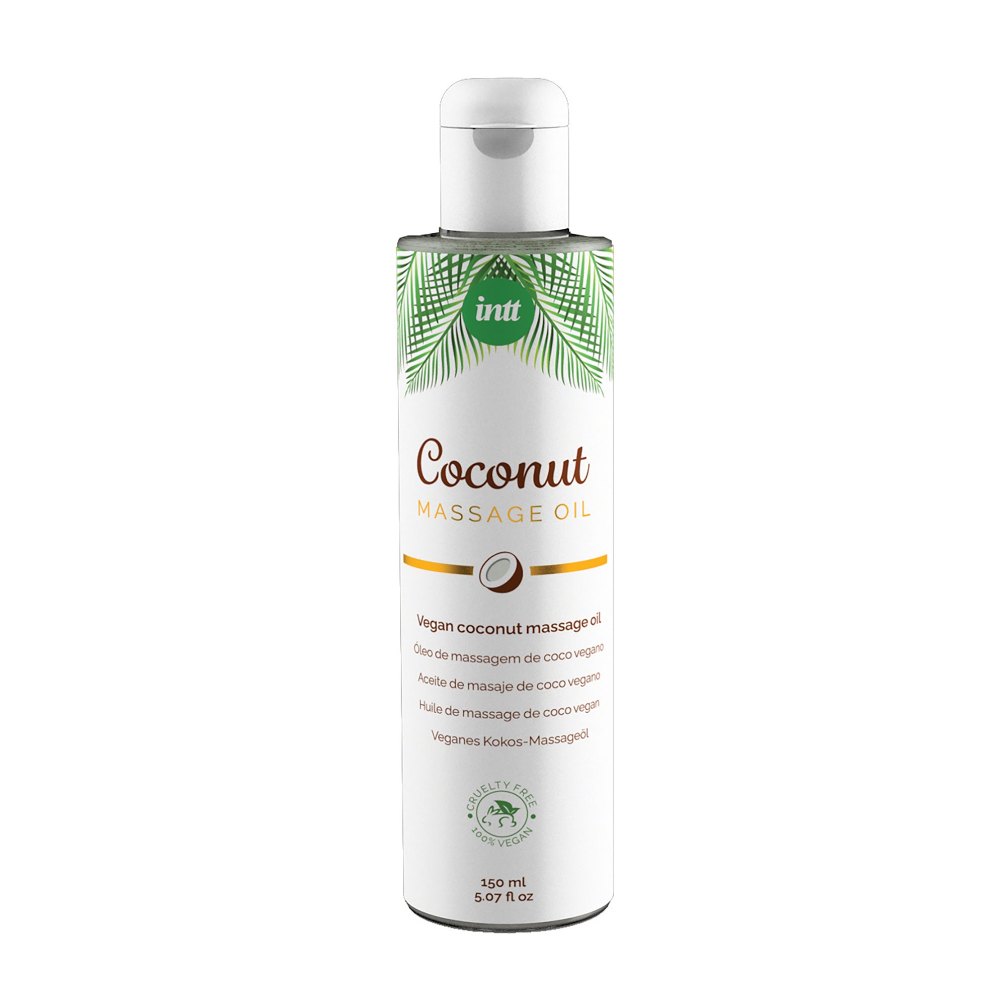 Huile de Massage Vegan Noix de Coco 150 ml intt
