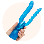 Vibromasseur double pénétration
