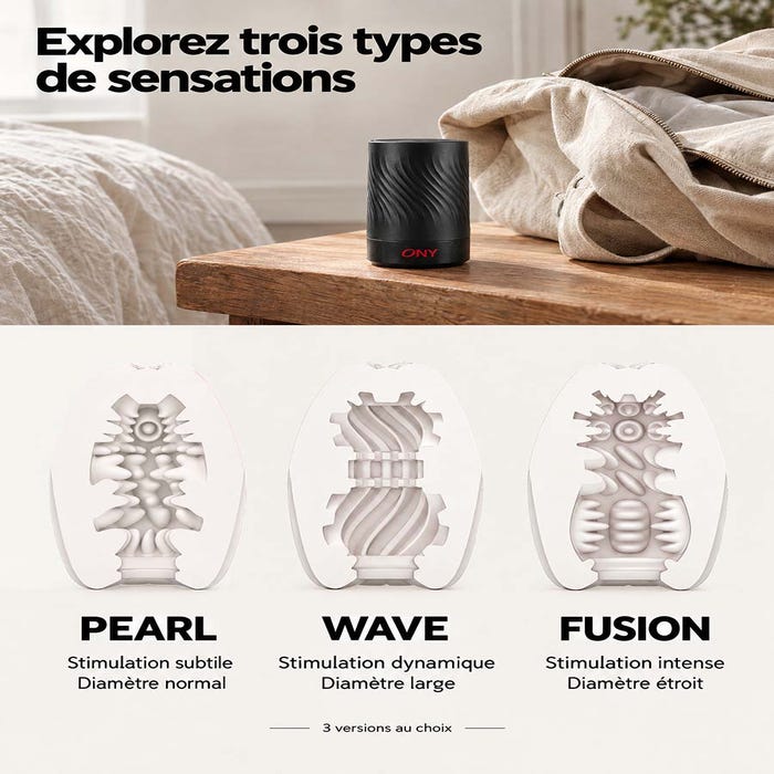 Oeuf de masturbation Nomad WAVE : sensation buccale