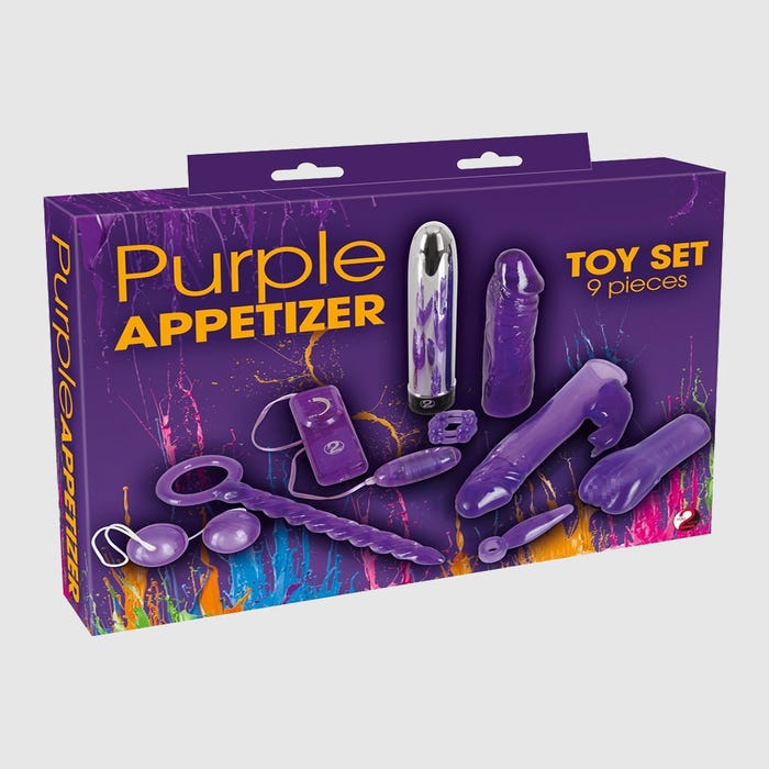 Kit sextoys Purple Appetizer 9 pièces