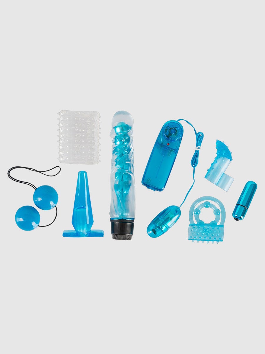 Kit sextoys Blue Appetizer 8 pièces 2