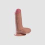 Gode avec Testicules SkinLike 16 cm