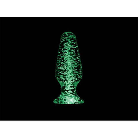 Plug Anal en Verre Phosphorescent Firefly Glass Tapered Plug