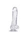 Gode Ventouse Crystal Clear 18 cm