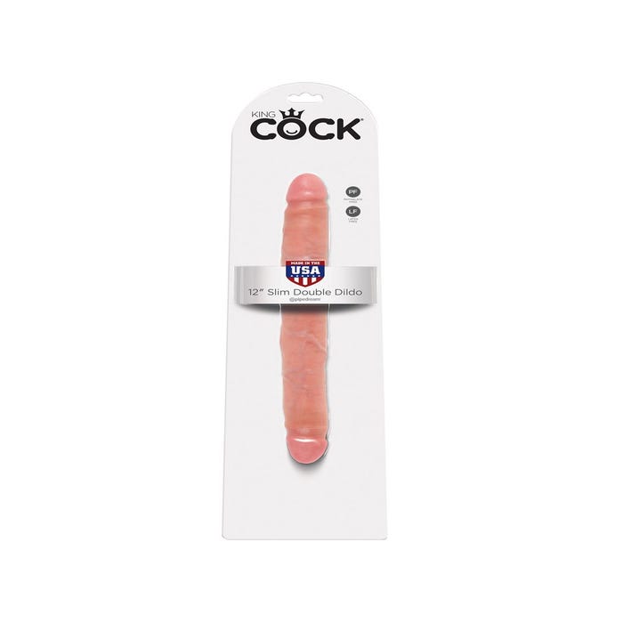 Double Dong Slim Double Dildo King Cock