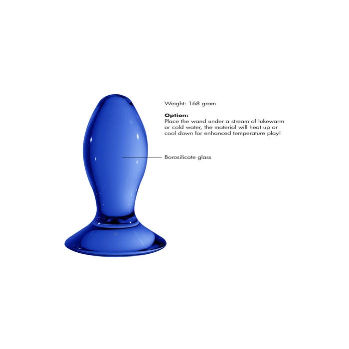 Plug Anal en Verre Borosilicate Follower
