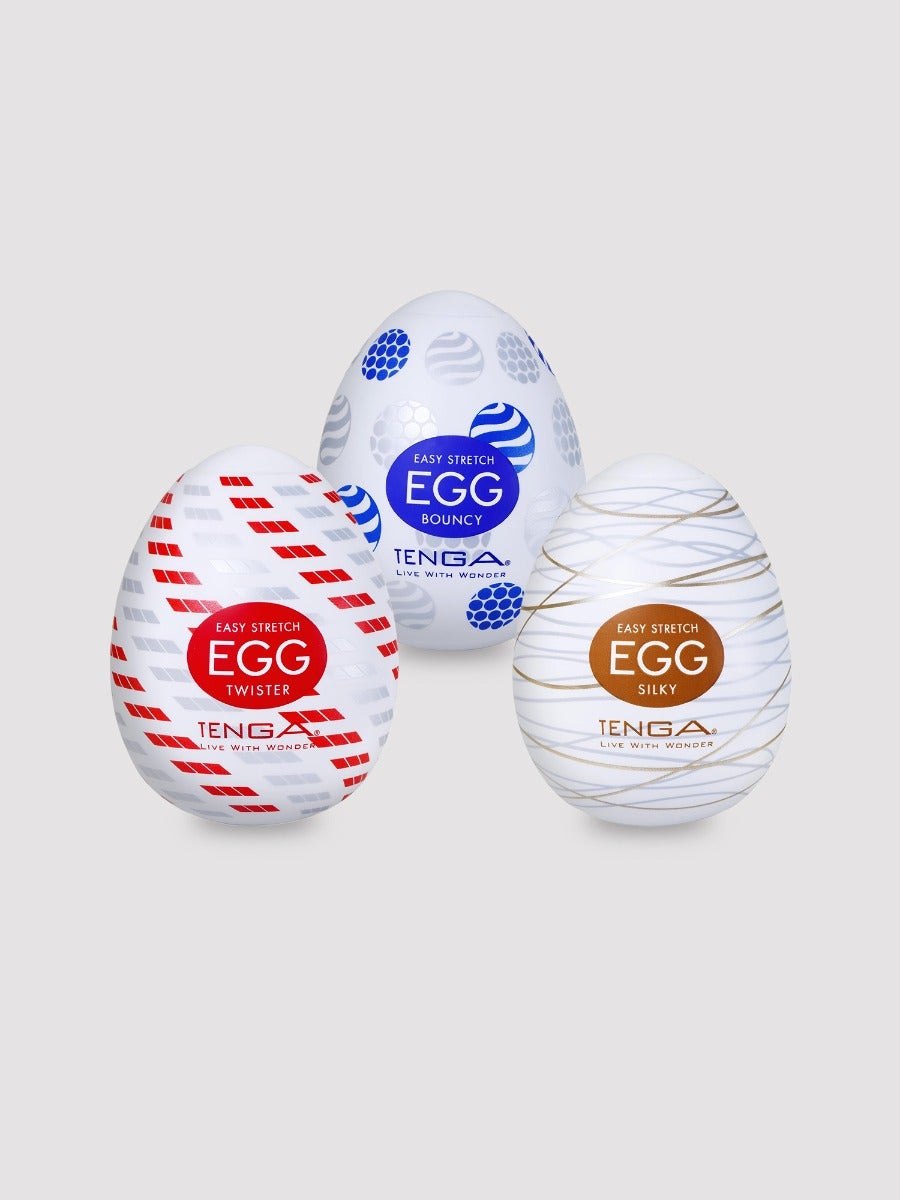 Masturbateurs Egg Wonder Pack de 3 (Twister, Bouncy, Silky) 2