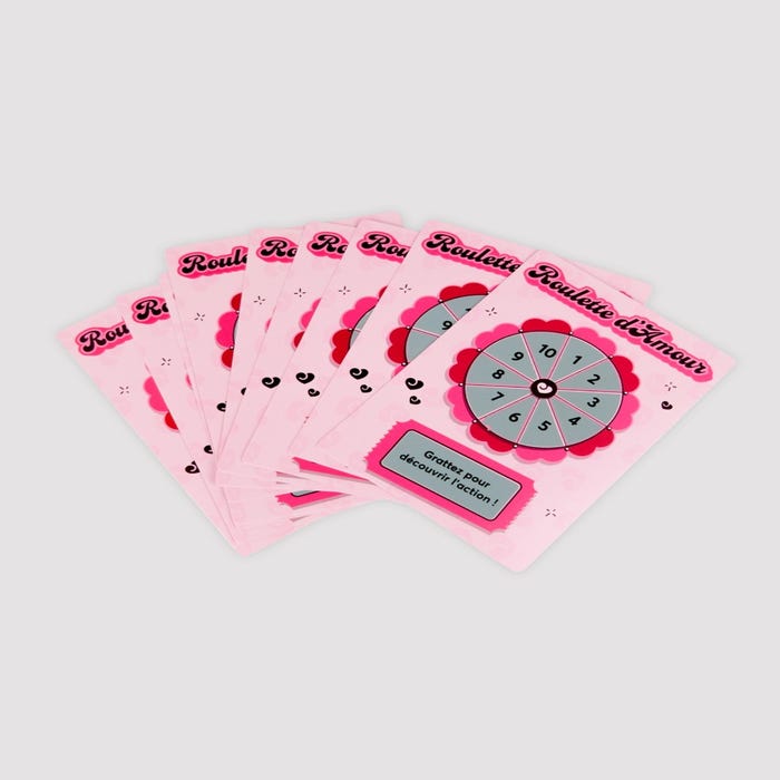 Jeu à gratter Roulette d'amour