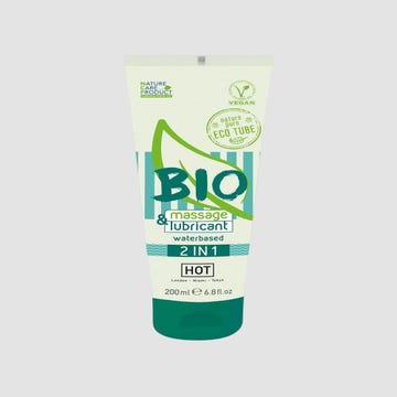Lubrifiant et Gel de Massage Eau Bio 2 en 1 200ml
