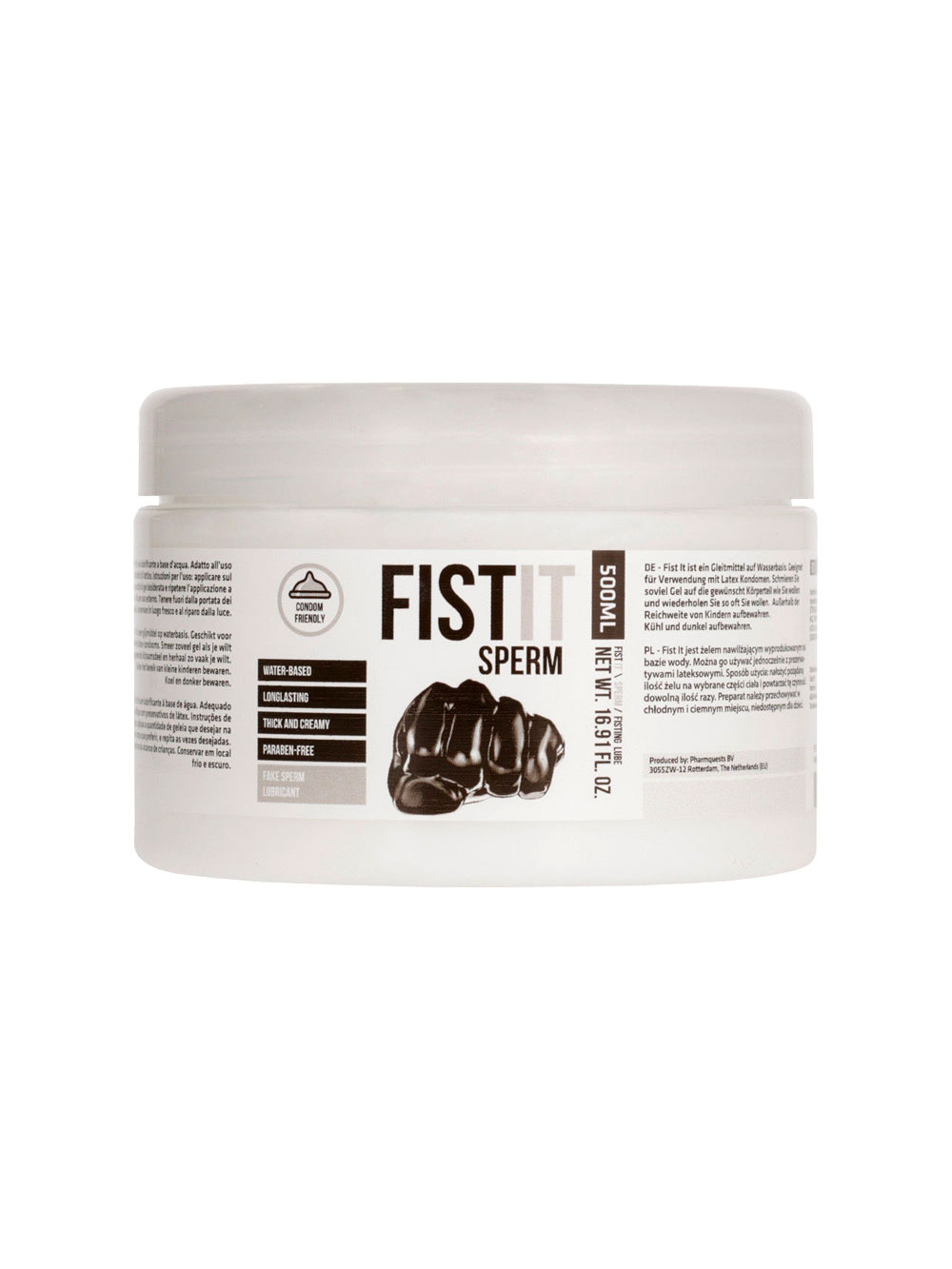 Lubrifiant Fisting Sperm Pot de 500 ml main product photo