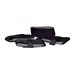 Kit d'Attaches de Lit Noir