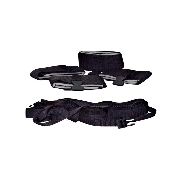 Kit d'Attaches de Lit Noir