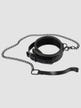 Collier Choker & Laisse Noir
