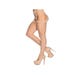 Collant Extra Fin 1901 et Jarretelles Beige