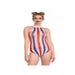 Body 81557 Résille Bleu Blanc Rouge