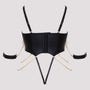 Body ouvert similicuir Bondage