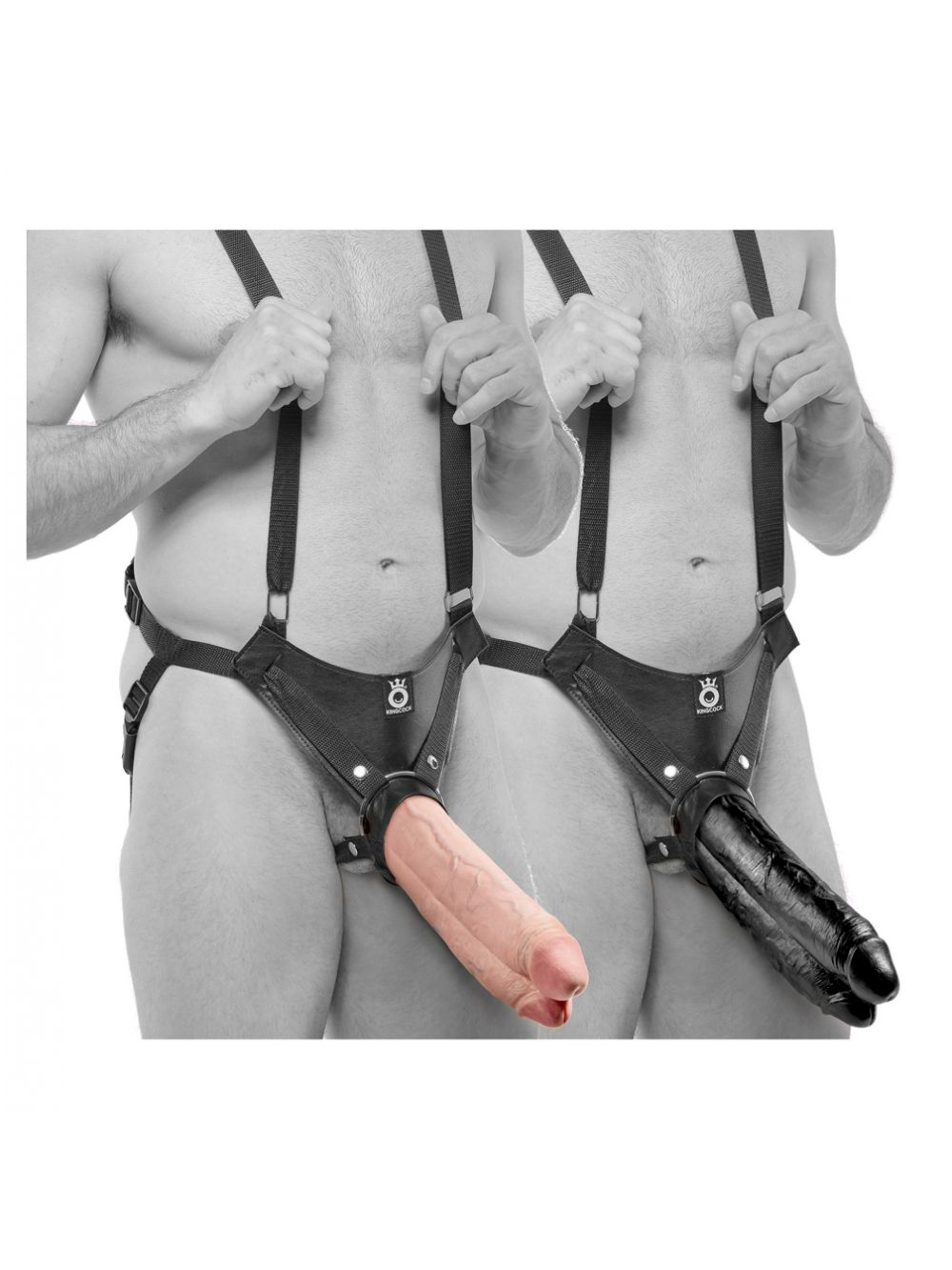 Gode Ceinture Insérable 29,7 cm Two Cocks One Hole King Cock