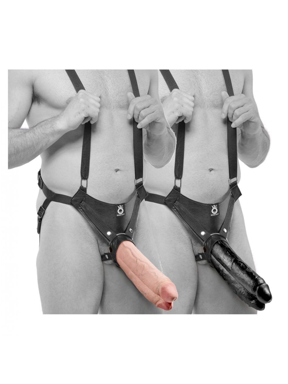 Gode Ceinture Insérable 29,7 cm Two Cocks One Hole King Cock main product photo