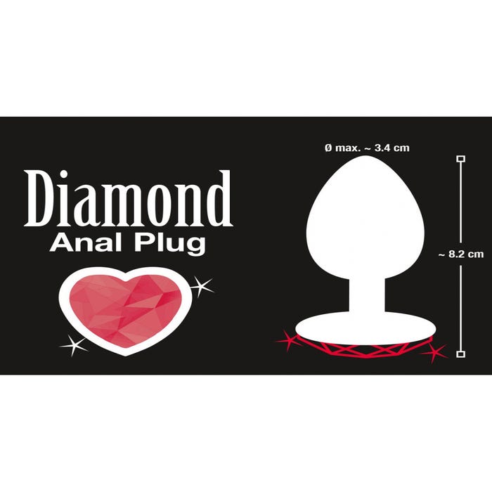 Plug Anal en Métal Diamond Medium