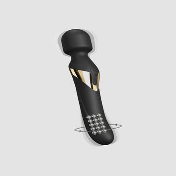 Stimulateur Wand Dual Orgasms Black & Gold Edition