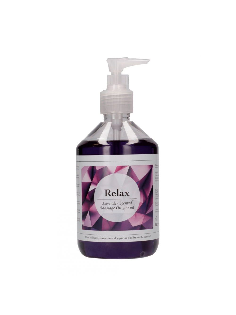 Huile de Massage aux Herbes Relax Lavande main product photo