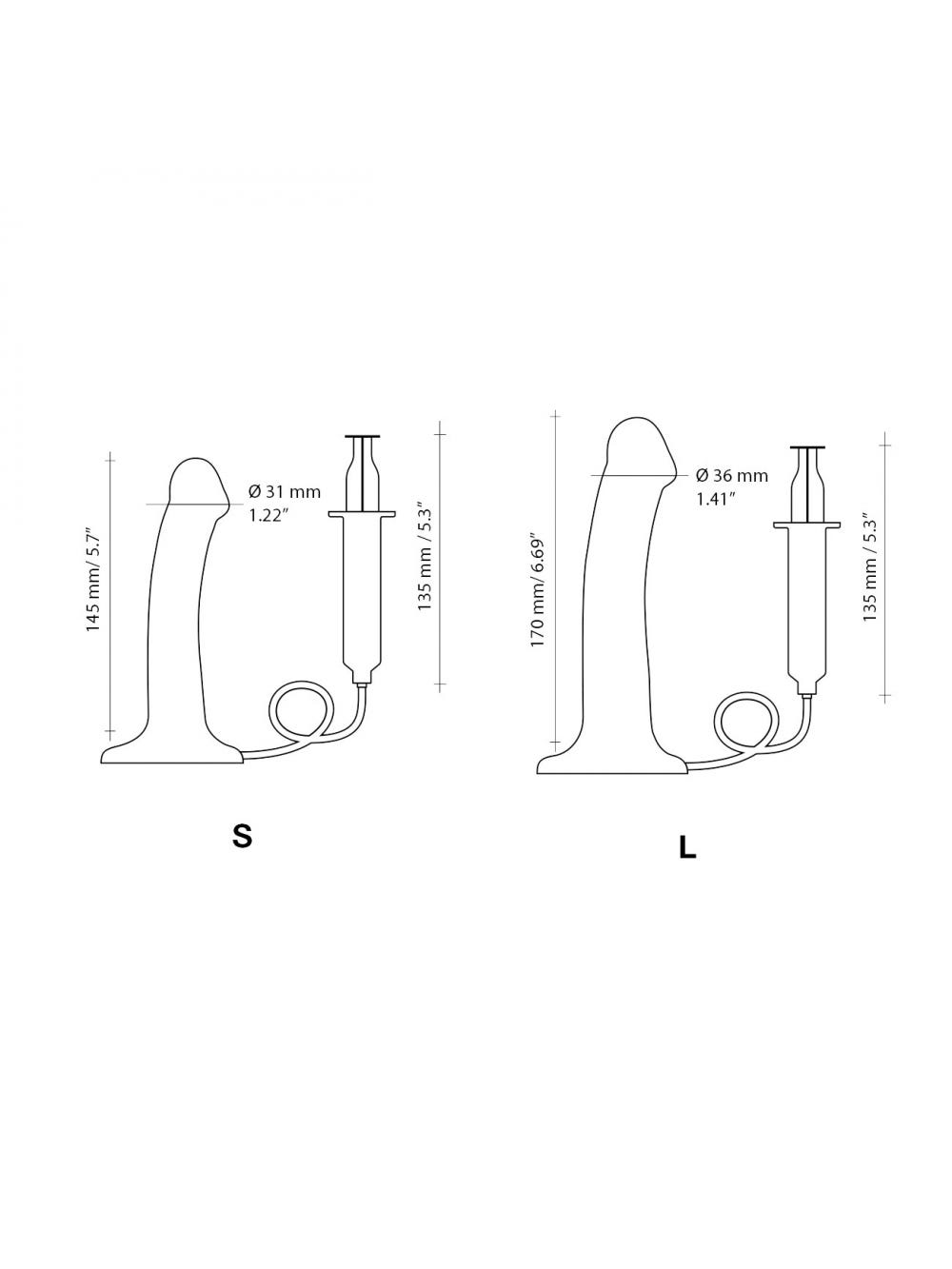 Dildo éjaculateur Squirting Cum large