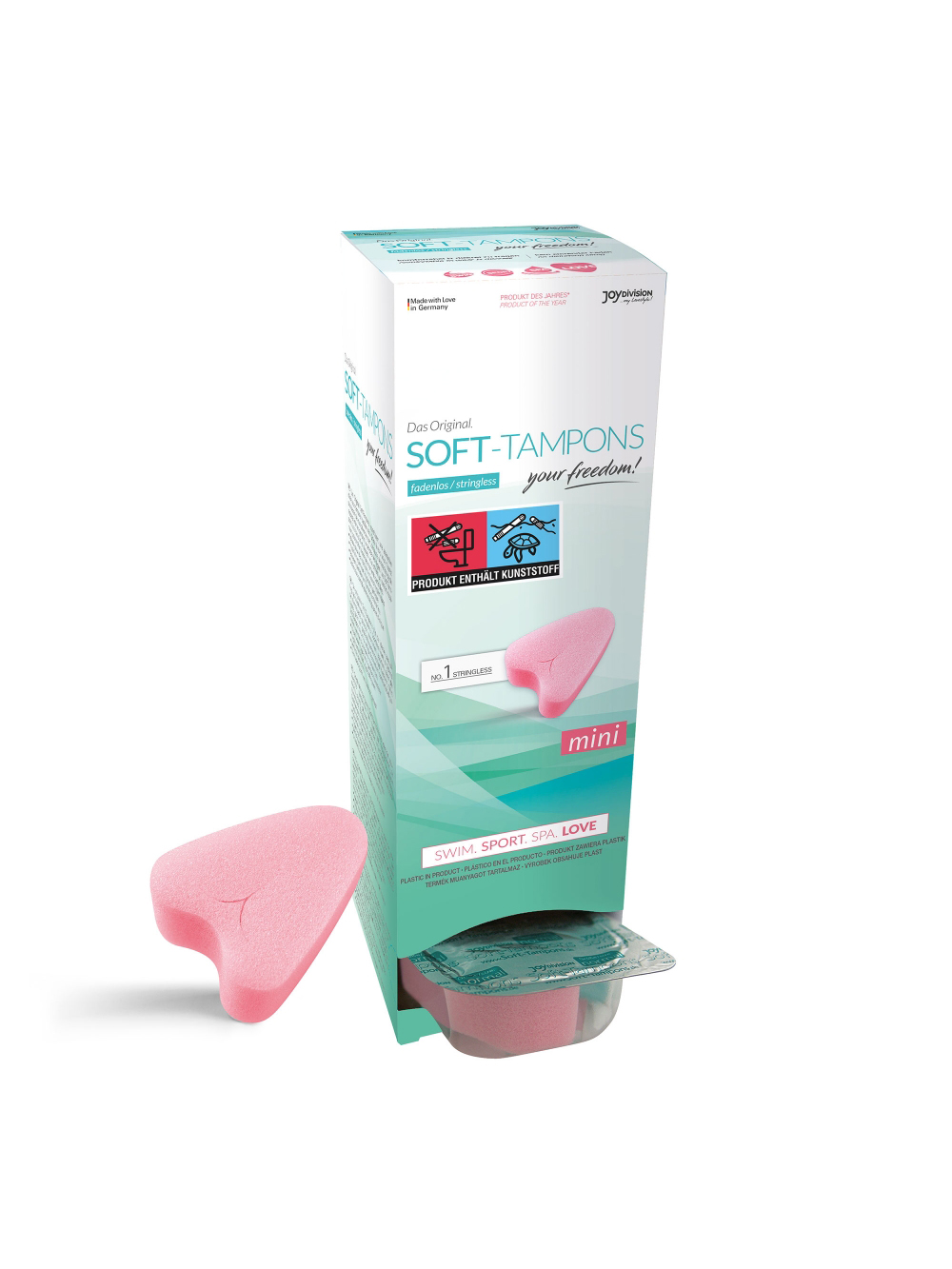 Éponges Menstruelles Soft-Tampons Mini Boîte de 10 main product photo