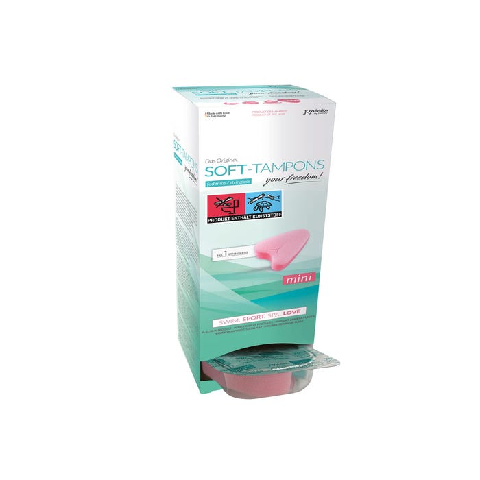 Éponges Menstruelles Soft-Tampons Mini Boîte de 10