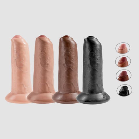 Dildo avec Prépuce 22,9 cm Uncut King Cock