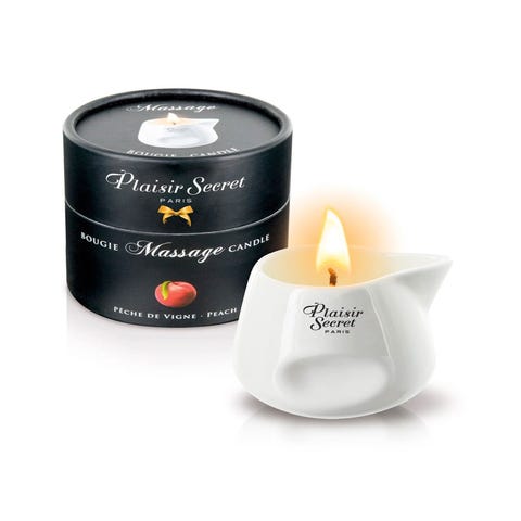 Bougie de massage pêche de vigne 80 ml