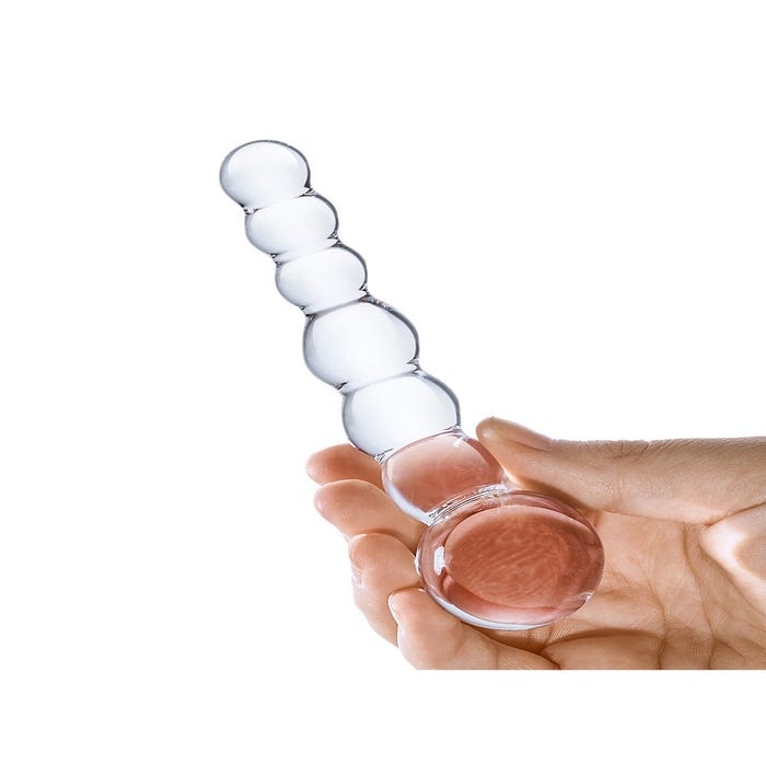 Dildo en Verre Beaded