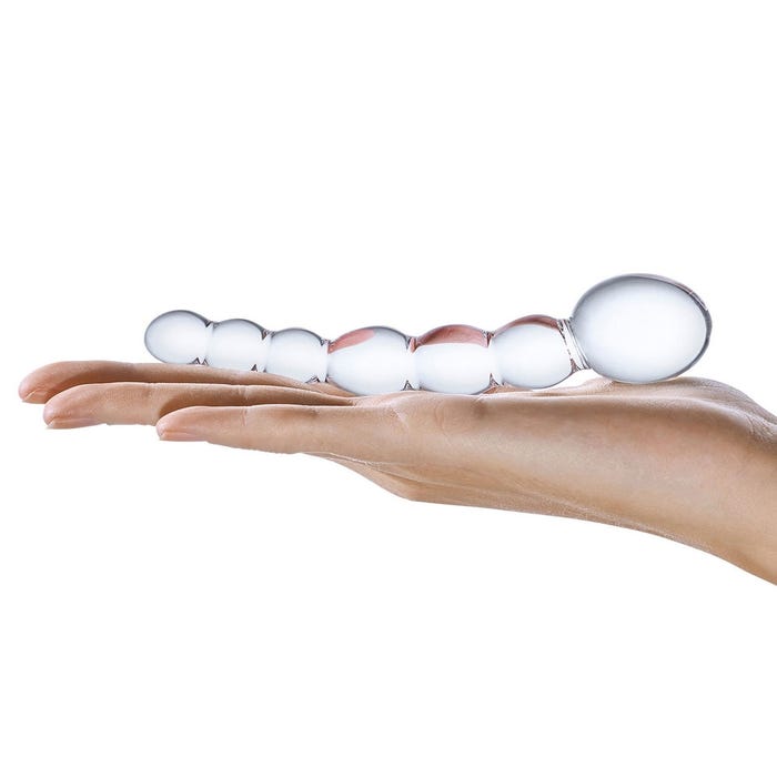 Dildo en Verre Beaded