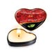 Bougie de massage mini coeur nature 35 ml