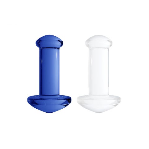 Plug Anal en Verre Borosilicate Massage